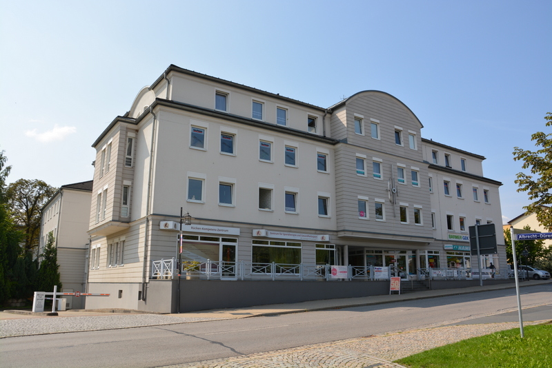 Das Bürogebäude in der Sonneberger Straße in Saalfeld.